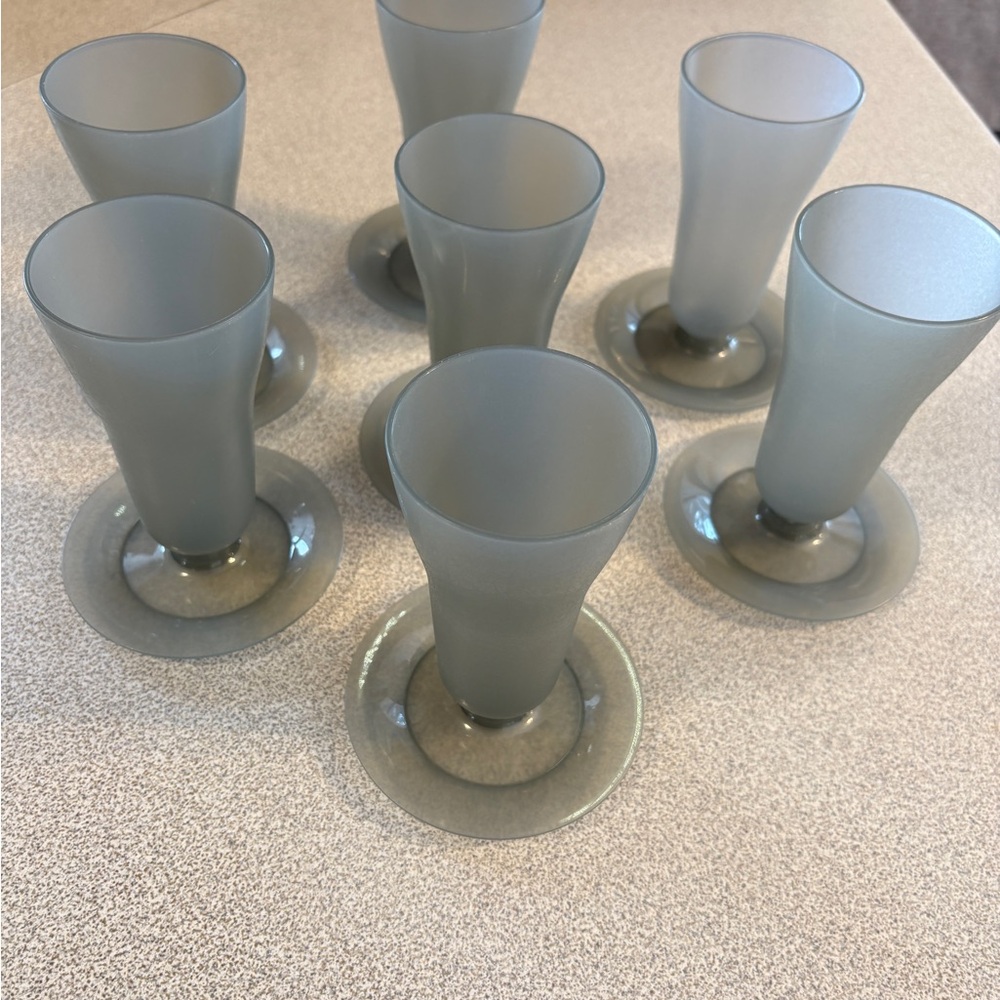 (2/$50) Vintage Tupperware Parfait Cups -Set of 7